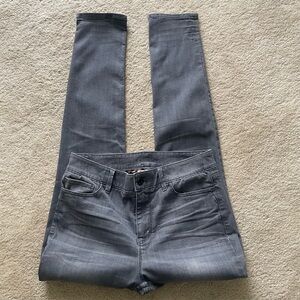White House Black Market Gray The Skinny Jeans Size 6